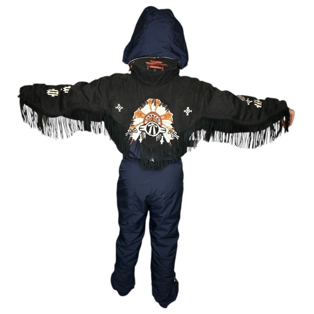 BOGNER Western Native American Aztec Ski Suit Jumpsuit One Piece Snowsuit 12L